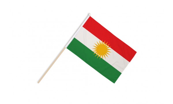 Kurdistan Hand Flags